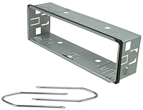 tomzz Audio 2400-014 Universal DIN Radio Einschubrahmen Schacht Metallschacht komplett