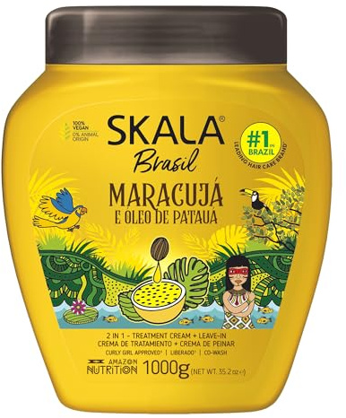 SKALA - Maracuja Behandlungscreme und Spülung für Haare | Intensive Pflege | Feuchtigkeitsspendend | Glanz verleihend, 1 kg Packung