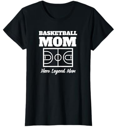 Camicie da basket mamma per donne Cool Basketball Shirt Mom Maglietta