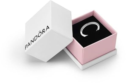 PANDORA ME Sterling Silver Pavé Ring, Size 58, Gift Box