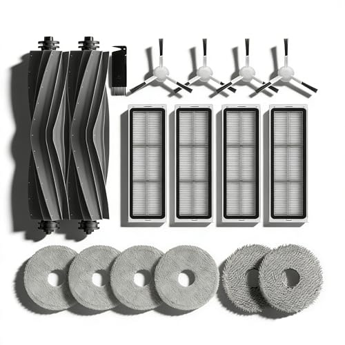 Accessoires pour Dreame L10s Ultra L10s Pro Gen 2/3 L10s Plus L10 Prime | JoyBros Pièces de Rechange 6 Serpillere ;4 Filtres HEPA ;2 Brosses principales ;4 Brosses Latérales ;1 Outil de Nettoyage