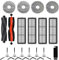 JoyBros Accessori per Dreame L10s Ultra L10s Prime, L10s Plus,L10s Pro gen 2,6 Mocio/Panni, 2 Spazzole Principali Gomma, 4 Filtri, 4 Spazzole Laterali Ricambio