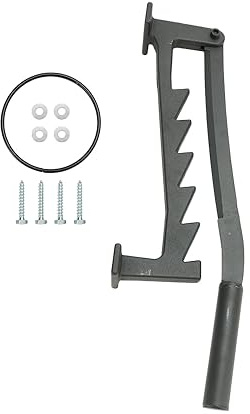 Bruce & Shark vedklyv med spakdrift – effektiv, vedklyvning manuellt av kolstål, WWood splitter för alla trätyper, Splitter, enkel användning, tändved