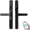 TEKXDD Smart Lock 6-in-1 Remote WiFi Weatherproof, Fingerprint Keyless Security Entry Door Lock, Electronic Deadbolt, Smartphone Access - Designed for The UK Weather, TEK-6IN1