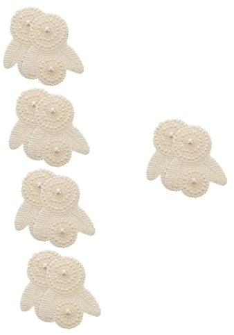 STOBOK 10pezzi Toppe Decorative Perle Finte Per Scarpe Da Sposa Applicazioni Per Abbigliamento e Accessori Per Diy e Riparazioni