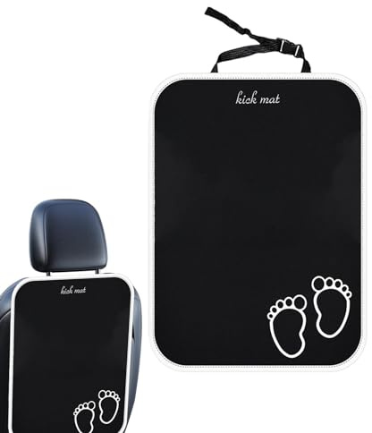 Generic Protector para Patadas de Asiento de automóvil, Alfombrilla para Patadas de Asiento de automóvil,Alfombrillas duraderas para Asiento Trasero de 23 x 17 Pulgadas y Protector - Protector contra