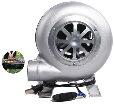JOUFNING Electric Forged Air Blower With Variable Speed - Centrifugal Barbecues Blower, Energy Efficient Commercial Air Blower, Bounce House Blower, Grill Fire Starter Flame Exciter (Color : 60W)