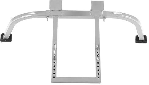 Heavy Duty Steel Ladder Stabilizer with Rubber Grip T-Bar,for Roof Painting, Gutter Cleaning, Building Painting (Silver Gray)