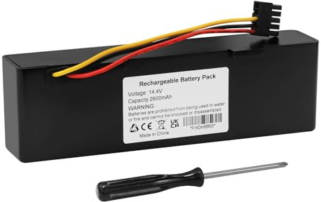 2600mAh Aspiradora Batería para Xiaomi Mi Robot STYTJ02YM, Mijia STYJ02YM