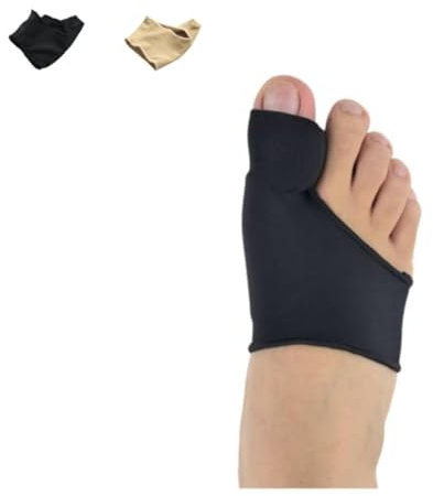 ILESTDG Dumelt Berlin Hallux Valgus Korrektur - Hallux Valgus Schiene, Toe Separator and Correction, Toe Protection Large Toe (Schwarz,35-40 S)