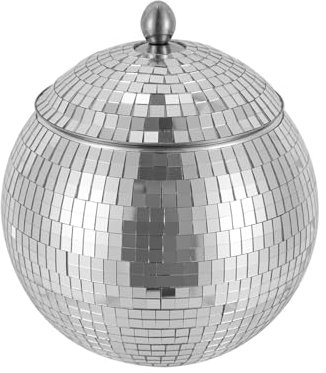 Disco Ball Ice Bucket 1.5L - Sparkling Stainless Steel Drink Cooler for Champagne & Cocktails - Detachable Party Essential