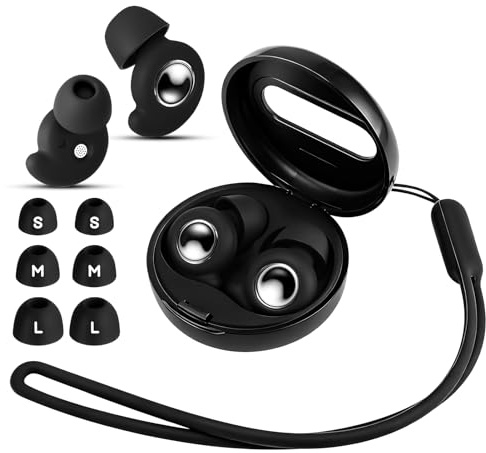 Ear Plugs for Sleep, 45dB Noise Cancelling Ear Plugs Ultra Soft Silicone Earplugs Reusable Noise Cancelling Earbuds for Sleeping, Hearing, Focus,Working, Travel, Hearing Protection