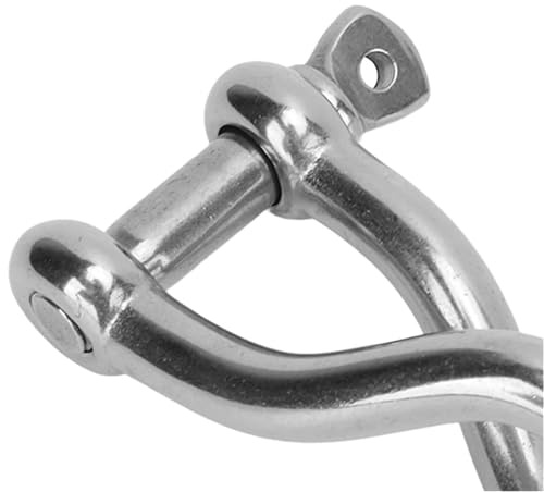 Ferramenta per terrazze 2 pezzi di grillo girevole in acciaio inossidabile 316, connettore for catena grillo di sollevamento resistente alla corrosione(M10)