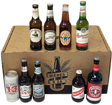Coffret 24 bières du monde différentes