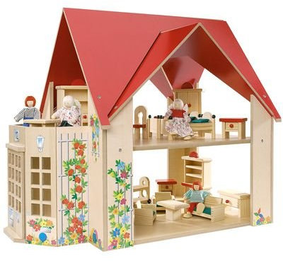 Eichhorn 2508 - Puppenhaus mit Wintergarten