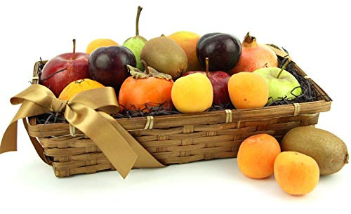 Nature's Galore Fruit Basket - Fruit Gift Baskets and Gift Hampers with Next Day UK delivery with Personal Message Attached