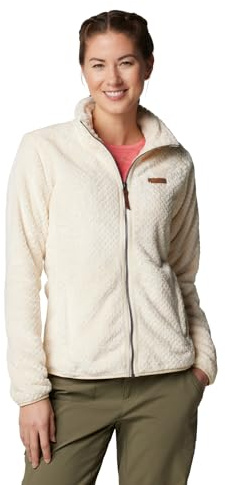 Columbia Fire Side II Sherpa Veste Polaire Femme Entièrement Zippée Blanc XL