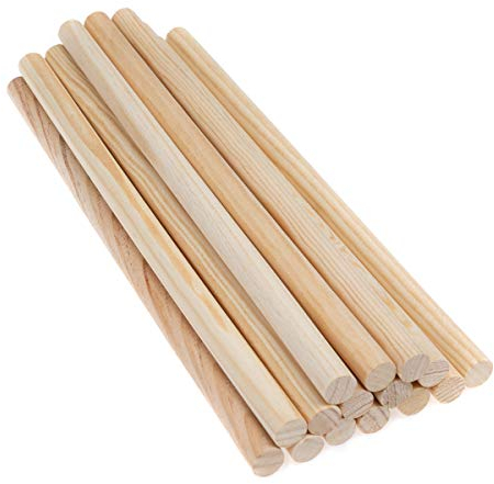 Mendi 15 Holzstäbchen 40 cm