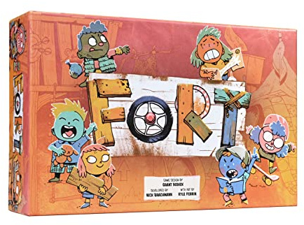 Leder Games , Fort, Board Game, 2-4 Players, Ages 10+, 20-40 Minutes Playing Time