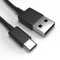 Justcom USB-C Ladekabel für LG K61 Schwarz 2 x 2 m Handy Schnellladekabel Datenkabel