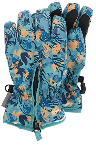 Sterntaler Baby Jungen Fingerhandschuhe Fingerhandschuh Blätter Handschuh - Fingerhandschuhe - wasserdicht aus Funktionsmaterial - dunkeltürkis, 3