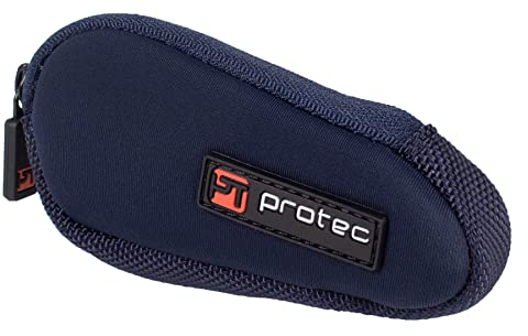 Protec Trompete/Kleine Messing Single Neopren Mundstück Tasche mit Reißverschluss - Blau, Modell N203BX
