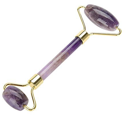 Jade-Roller-Massage, Anti-Falten-Gesicht Und Anti-Aging-Augen, Amethyst-Gesichtsmassage, Geschenke Für Frauen