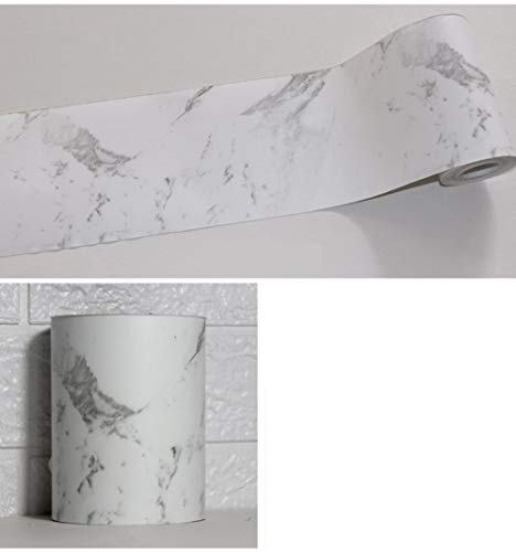 Tapetenbordüren, selbstklebend, matt, graues Muster, 20 x 1000 cm, dicke, wasserdichte Vinyl-Wandverkleidung, Bordüren, Heimdekoration, Badezimmer, Küche, Schlafzimmer, Arbeitszimmer, Flur,