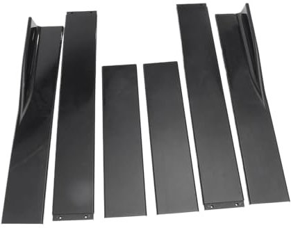 78,7/86,6 Seitenschweller-Verlängerungs-Bodykit Allzweck-kompatibel for VW -Golf MK5 MK6 GTD GTI TDI TSI GTI MK7 CC Schürze Winglet Autozubehör(86.8IN Black)
