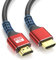 looyotul 8k Hdmi Cavo 0.5m Ultra Alta Velocità HDMI 2.1 Cavo 4K@120Hz 8K@60Hz 48gbps Connettore Placcato oro 3D eARC Ethernet HDMI Per HDTV Monitor Laptop Roku TV PS4/PS5 (Rosso)