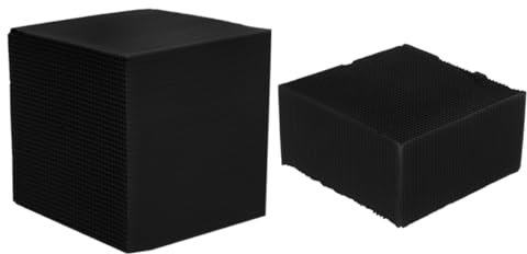 BESPORTBLE 2st -würfel Wassertrog-reinigungswürfel Viehwassertank Wasserfilterwürfel Für Pferdetrog Wasserfilterwürfel Für Aquarien Aquariendekoration Klein Aktivkohle Black