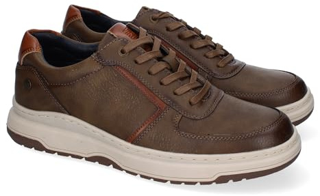 shoes&blues.es 87319 Zapato Casual de Hombre con Diseno Elegante, Comodo para Uso Diario, con Puntera Redonda y Cierre de Cordones. Verde Talla 40