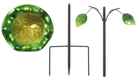 Happyyami Eleganter Vogelbad Sockel Und Futterspender Stilvolle Gartendekoration Für Kleine Vögel Und Papageien Installieren Und Vielseitig Einsetzbar