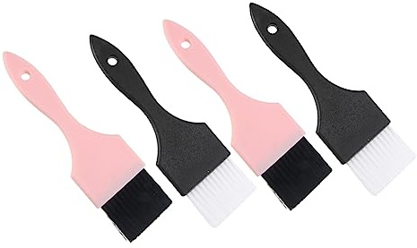 NIYANGLE 4stücke Haarfärbepinsel Aus Pc-kunststoff Und Fasermaterial Für Haartönung Friseurwerkzeug Langlebig Und Umweltfreundlich Für Diy-haarfärbemittel