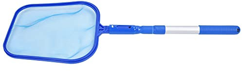 Pool Skimmer Net with Teles Pole - Efficient Tool for Swimming Pools, and Hot Tubs