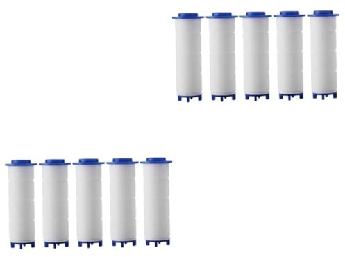 NUOBESTY 2 set Elemento Filtrante Di Ricambio Filtro Per Doccia Filtrato Pratico Filtro In Cotone Filtro Per Soffione Doccia Accessorio Per Soffione Doccia Strumento Di 5 pezzi * 2