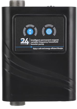 Generic Bomba de Refuerzo de Presión de Agua, Amplificador de Inicio de 120 W para Lavavajillas para Lavadoras (Enchufe de la UE 100-240V)