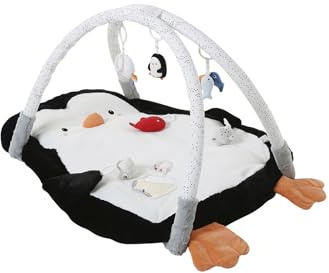 VERTBAUDET Activity-Decke mit Spielbogen GRÜNER WALD oder PINGUIN weiß