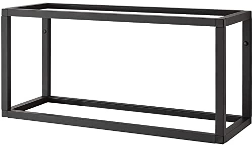 Wesco Rack System Smart Regalsystem 120 x 45 aus Aluminium, flexibel erweiterbar, in der Farbe: Schwarz, Maße: 1200 x 250 x 450 mm, A74512045-62