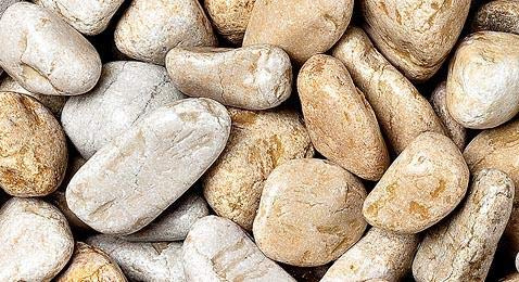 WUEFFE Ciottoli di Marmo Giallo Mori - Sacchi da 25 kg - Sassi Pietre Giardino (15/25 mm., 1 Sacco da kg.25)