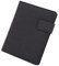 Stop Ocean Plastic 46221 RPET Schreibmappe MOOREA DIN A4, Businessmappe aus PET Nylon und Leder, Dokumentenmappe, Mappe mit Notizblock, Organizer für Büro und Alltag, ca. 31 x 23 x 1,5 cm, Anthrazit