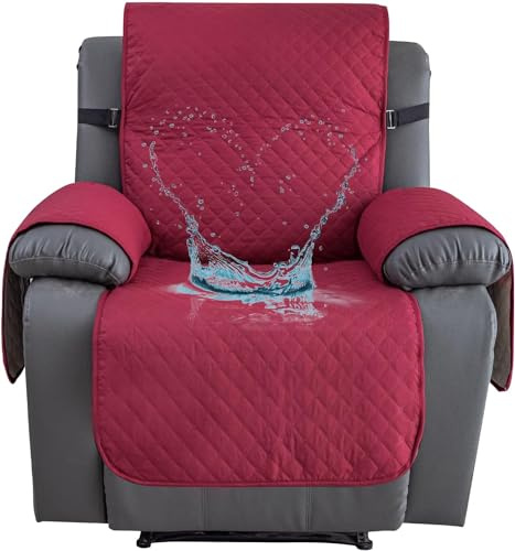 SDNAM Sesselbezug Sesselschoner Sessel-Überwürfe Relaxsessel Sesselauflage Relax,1 Sitzer Schutzbezug Antirutsch Husse für Relaxsessel Komplett, Elastisch Bezug (Color : 17@)