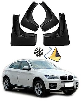 Parafango, for BMW X6 2009-2023 Paraspruzzi Anteriori e Posteriori Personalizzati Modellati Paraspruzzi Paraspruzzi Kit Accessori Auto da 4 PC, 2009~2017 (Colore : 2018~2019) ( Color : 2009~2017 )