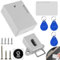 Serrure électronique RFID avec batterie, serrure de tiroir intelligente, avec 2 porte-clés et 2 cartes RFID, tiroir et armoire en bois, serrures cachées pour armoire à double porte (blanc)