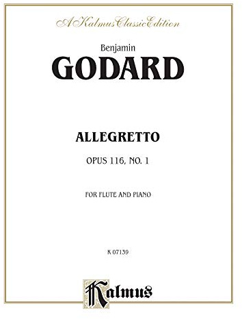 Allegretto for Flute and Piano, Op. 116: Part(s): Kalmus Edition