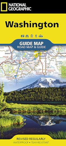Washington Map (National Geographic Guide Map)