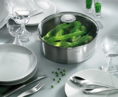 Cristel S26Qkp Sauteuse 26 cm Mutine Amovible Induction + Couv. Platine
