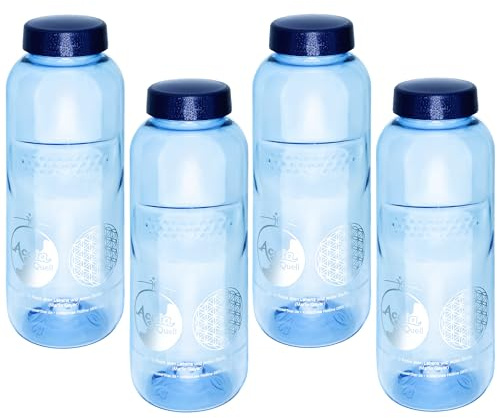 Acala Trinkflaschen, Grosses Flaschen Set Grip 0,5 Liter | BPA-frei | Mit Blume des Lebens