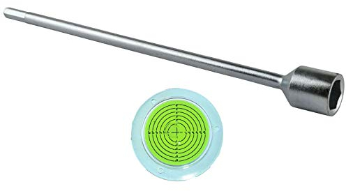 AB Tools Coin Caravane Stable Adaptateur perceuse sans Fil et Facile Lire Niveau à Bulle