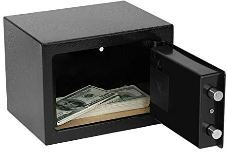 Electronic Password Security Safe Money Cash Deposit Box Office Home Safety Mini 4.6L Secure Digital Steel Safe Electronic High Security Home Office Money Safety Box